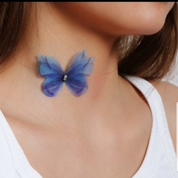 Nikkiwallflower Jewelry - *May* Butterfly Choker